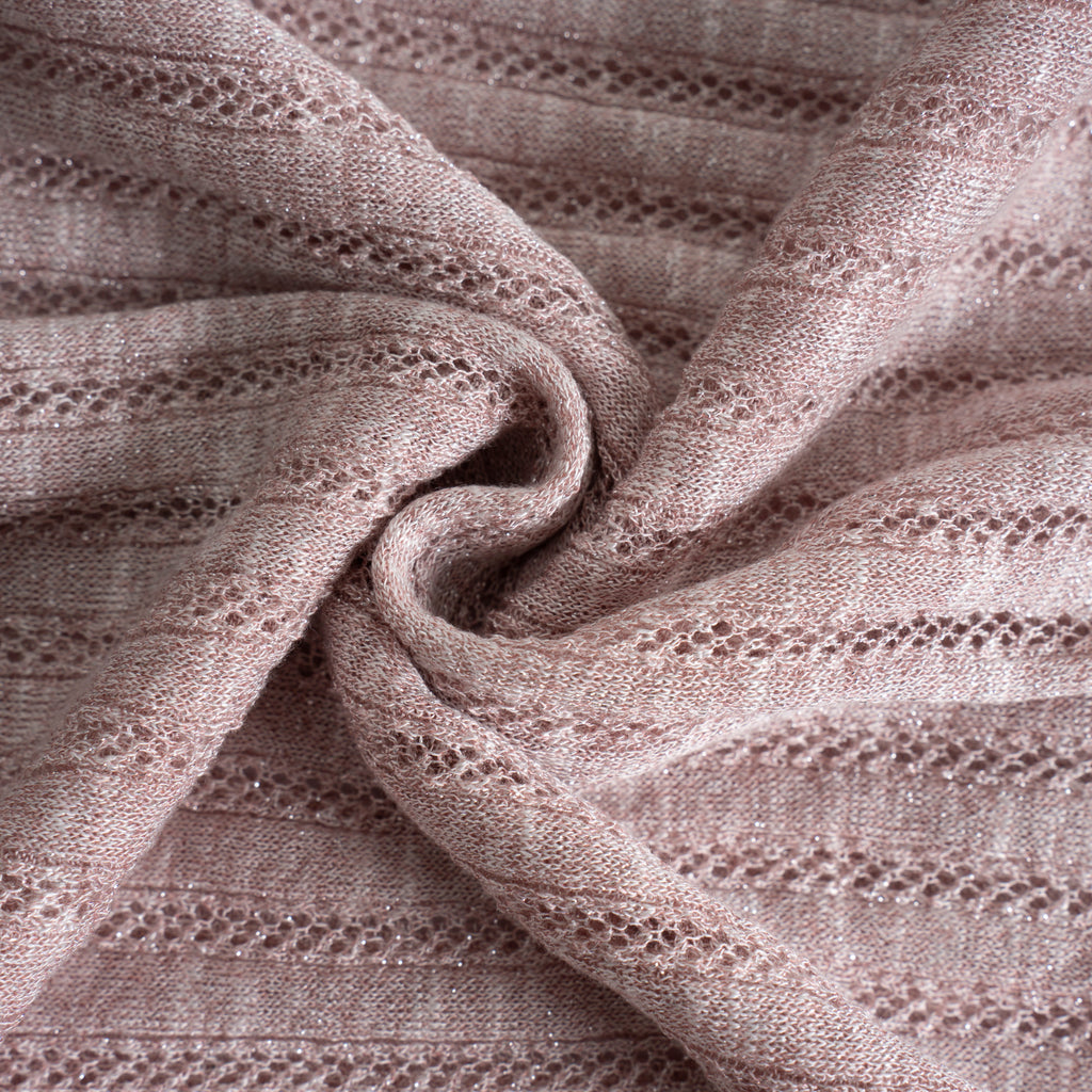 Women's Metallic Linen Knit Top