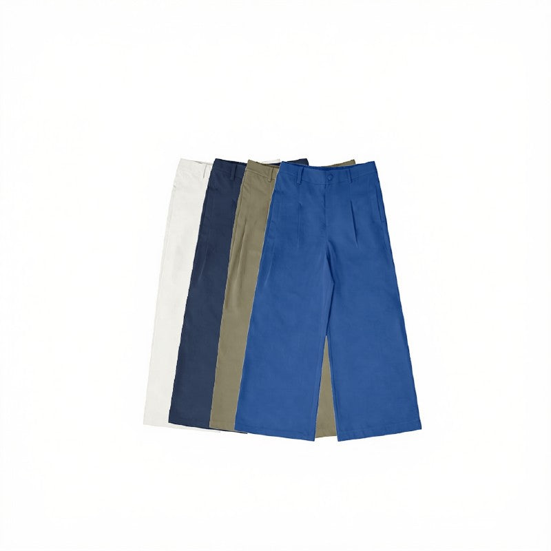 Women's Tailored Straight-Leg Trousers