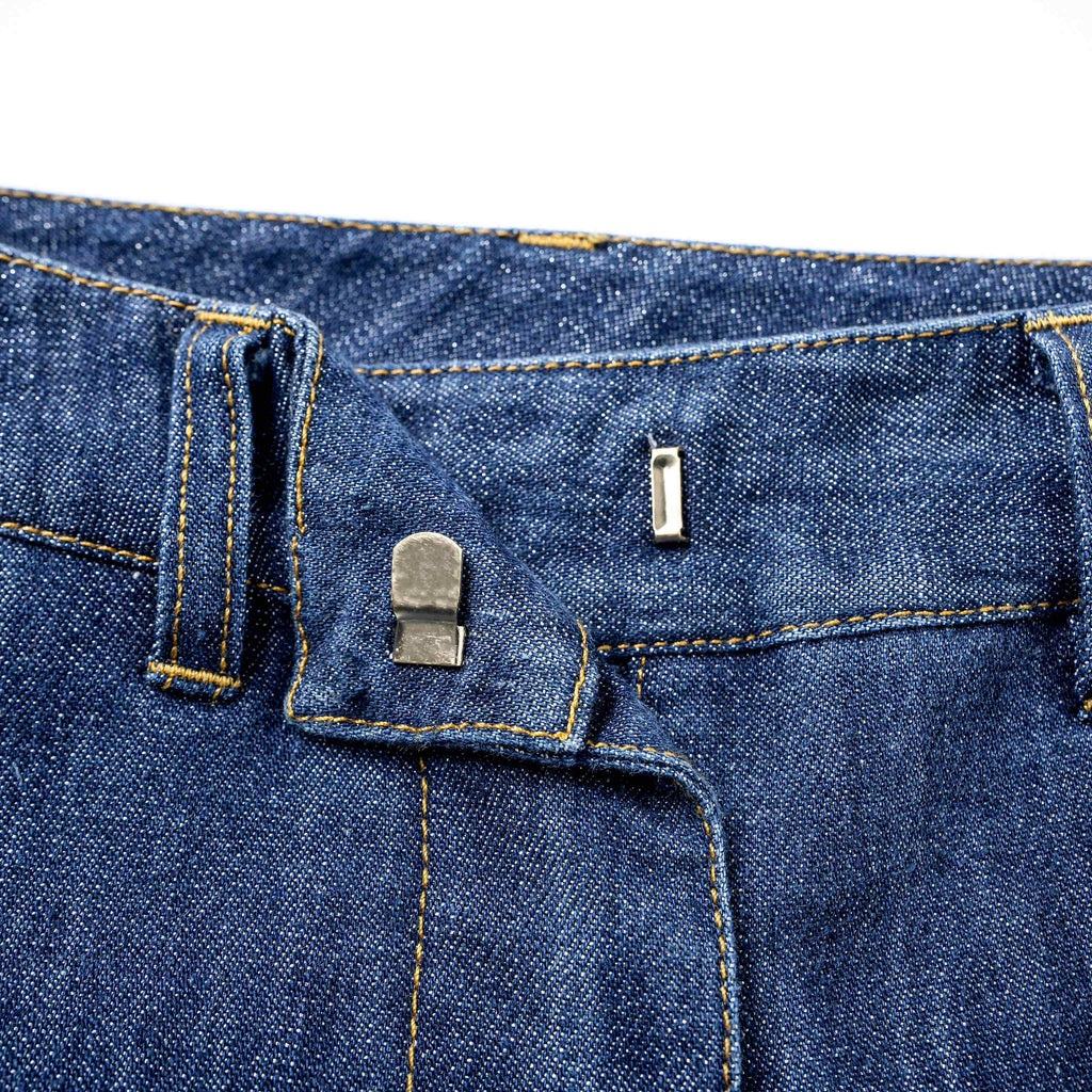 Women's Metallic Wide-Leg Jeans