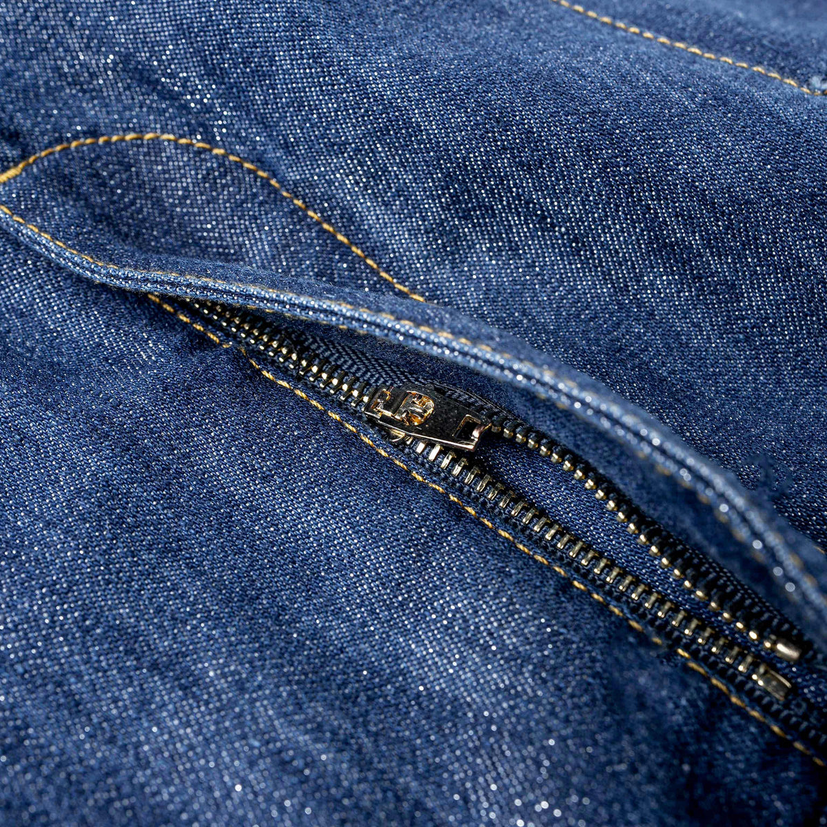 Women's Metallic Wide-Leg Jeans