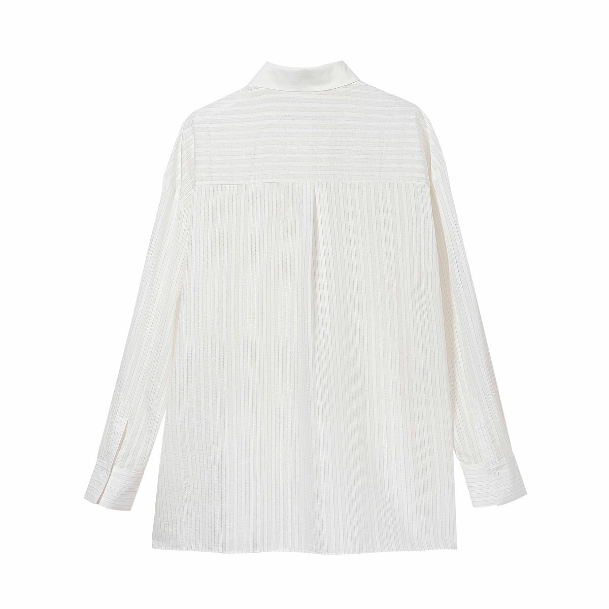 Women's Metallic Stripe Knit Top